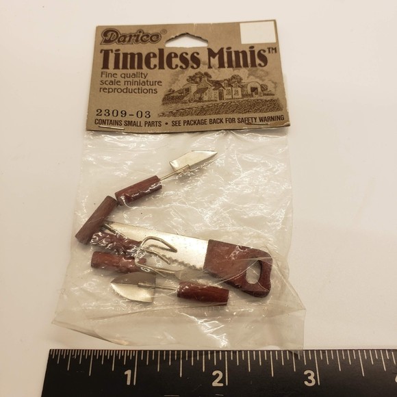 NOS Miniature Scale Tool Collection Set of 6 Hand Tools (2309-03) - Picture 3 of 4